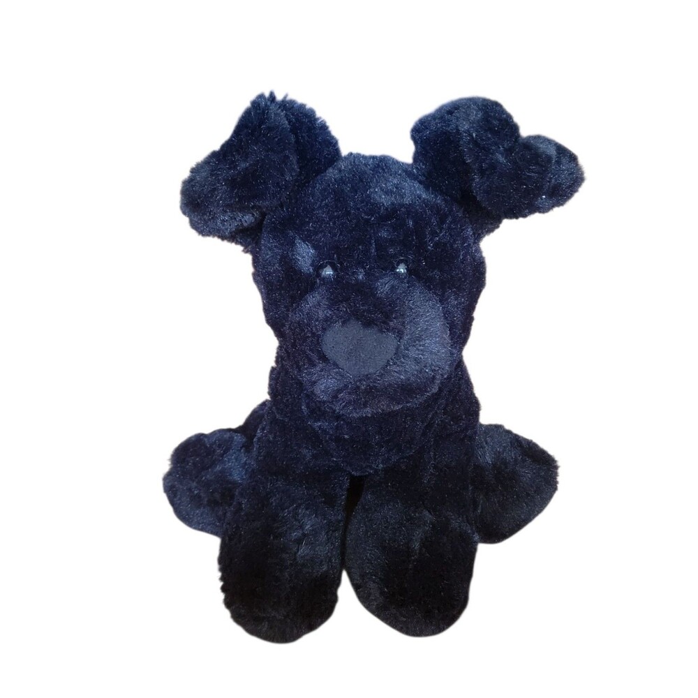 Gund Mazie Black Dog Plush Stuffed Animal Labrador Floppy Stand Up Ears 12"